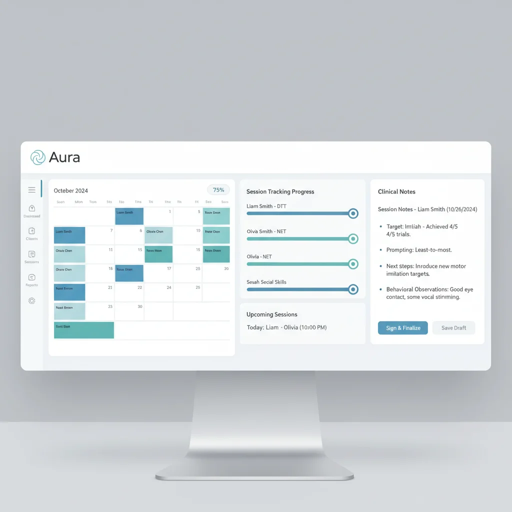 Aura – AI-Powered ABA Practice Management Platform