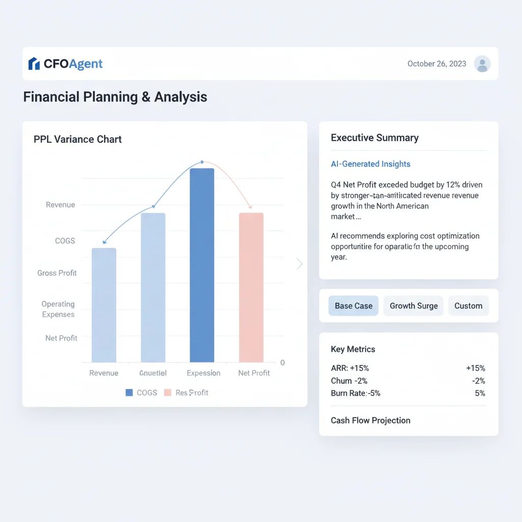 CFOAgent – AI Financial Planning & Analysis Platform